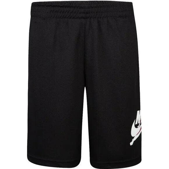 Air Jordan Youth Boys Classic Mesh Basketball Shorts Black 95A126-023 Large - Picture 2 of 3